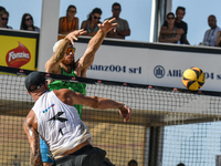 #2 LUPO D. - #1 ZAYTSEV I. (White) vs #1 COTTAFAVA S. - #2 BASSEREAU R. (Green) during the quarter-final of Fonzies Campionato Italiano Asso...