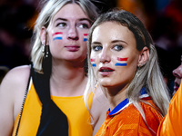 Supporters of the Netherlands during the match between the Netherlands and Bosnia and Herzegovina at the Philips Stadium for the UEFA Nation...