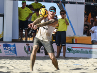 #2 LUPO D. - #1 ZAYTSEV I. (White) vs #1 COTTAFAVA S. - #2 BASSEREAU R. (Green) during the quarter-final of Fonzies Campionato Italiano Asso...