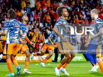 Netherlands forward Joshua Zirkzee during the match between the Netherlands and Bosnia and Herzegovina at the Philips Stadium for the UEFA N...