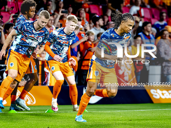 Netherlands defender Nathan Ake plays during the match between the Netherlands and Bosnia and Herzegovina at the Philips Stadium for the UEF...