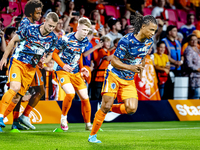 Netherlands defender Nathan Ake plays during the match between the Netherlands and Bosnia and Herzegovina at the Philips Stadium for the UEF...