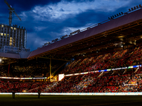 The atmosphere in the stadium during the match between the Netherlands and Bosnia and Herzegovina at the Philips Stadium for the UEFA Nation...