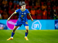 Bosnia and Herzegovina midfielder Denis Huseinbasic plays during the match between the Netherlands and Bosnia and Herzegovina at the Philips...