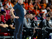 Netherlands trainer Ronald Koeman during the match between the Netherlands and Bosnia and Herzegovina at the Philips Stadium for the UEFA Na...