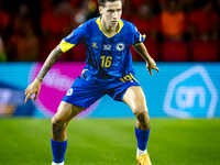 Bosnia and Herzegovina midfielder Denis Huseinbasic plays during the match between the Netherlands and Bosnia and Herzegovina at the Philips...