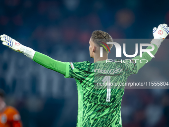 Netherlands goalkeeper Bart Verbruggen during the match between the Netherlands and Bosnia and Herzegovina at the Philips Stadium for the UE...