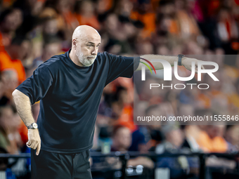 Bosnia and Herzegovina trainer Sergej Barbarez during the match between the Netherlands and Bosnia and Herzegovina at the Philips Stadium fo...