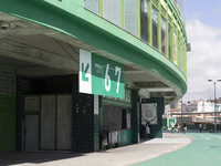 An exterior view of the Sporting stadium in Lisbon, Portugal, on September 7, 2024. Sporting contests the process of electing the delegate t...