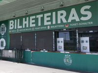 An exterior view of the Sporting stadium in Lisbon, Portugal, on September 7, 2024. Sporting contests the process of electing the delegate t...