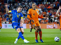 Bosnia and Herzegovina forward Ermedin Demirovic scores the 1-1 during the match between the Netherlands and Bosnia and Herzegovina at the P...