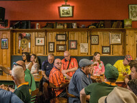 In the afternoon of September 7, Ireland and England play in the UEFA Nations League. Irish and British people come to Cais do Sodre in Lisb...