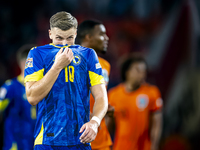 Bosnia and Herzegovina forward Ermedin Demirovic plays during the match between the Netherlands and Bosnia and Herzegovina at the Philips St...