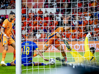 Netherlands midfielder Xavi Simons, number 11, during the match between the Netherlands and Bosnia and Herzegovina at the Philips Stadium fo...