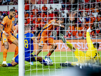 Netherlands midfielder Xavi Simons, number 11, during the match between the Netherlands and Bosnia and Herzegovina at the Philips Stadium fo...