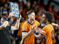 Netherlands forward Wout Weghorst replaces Netherlands forward Joshua Zirkzee during the match between the Netherlands and Bosnia and Herzeg...