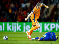 Bosnia and Herzegovina forward Ermedin Demirovic and Netherlands forward Wout Weghorst during the match between the Netherlands and Bosnia a...