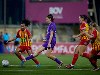 Amelie Delabre (C) of Anderlecht is in action during the UEFA Women's Champions League First qualifying round, Semi-finals CP-Group 4 soccer...