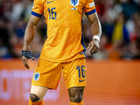 Netherlands midfielder Quinten Timber plays during the match between the Netherlands and Bosnia and Herzegovina at the Philips Stadium for t...