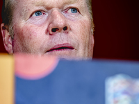 Netherlands trainer Ronald Koeman during the press conference after the match between the Netherlands and Bosnia and Herzegovina at the Phil...