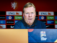 Netherlands trainer Ronald Koeman during the press conference after the match between the Netherlands and Bosnia and Herzegovina at the Phil...