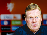 Netherlands trainer Ronald Koeman during the press conference after the match between the Netherlands and Bosnia and Herzegovina at the Phil...