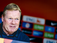 Netherlands trainer Ronald Koeman during the press conference after the match between the Netherlands and Bosnia and Herzegovina at the Phil...