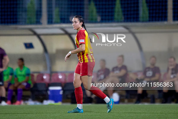 Valentina Rapa of Birkirkara is in action during the UEFA Women's Champions League First qualifying round, Semi-finals CP-Group 4 soccer mat...