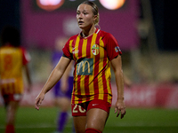 Calista Bonnie Schechinger of Birkirkara gestures during the UEFA Women's Champions League First qualifying round, Semi-finals CP-Group 4 so...