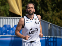 Tomasz Rudko participates in the LOTTO 3x3 League basketball game in Sosnowiec, Poland, on September 7, 2024. The Lotto 3x3 Liga tournament...