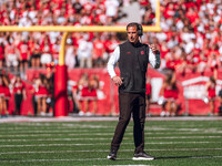 Wisconsin Badgers Head Coach Luke Fickell is at Camp Randall Stadium in Madison, Wisconsin, on September 7, 2024. (