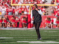 Wisconsin Badgers Head Coach Luke Fickell is at Camp Randall Stadium in Madison, Wisconsin, on September 7, 2024. (