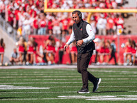 Wisconsin Badgers Head Coach Luke Fickell is at Camp Randall Stadium in Madison, Wisconsin, on September 7, 2024. (