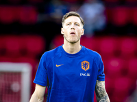 Netherlands forward Wout Weghorst plays during the match between the Netherlands and Bosnia and Herzegovina at the Philips Stadium for the U...