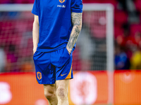 Netherlands forward Wout Weghorst plays during the match between the Netherlands and Bosnia and Herzegovina at the Philips Stadium for the U...