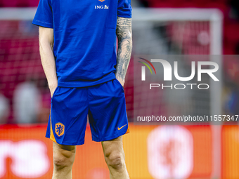 Netherlands forward Wout Weghorst plays during the match between the Netherlands and Bosnia and Herzegovina at the Philips Stadium for the U...