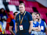 Netherlands trainer Ronald Koeman during the match between the Netherlands and Bosnia and Herzegovina at the Philips Stadium for the UEFA Na...