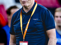 Netherlands trainer Ronald Koeman during the match between the Netherlands and Bosnia and Herzegovina at the Philips Stadium for the UEFA Na...