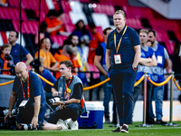 Netherlands trainer Ronald Koeman during the match between the Netherlands and Bosnia and Herzegovina at the Philips Stadium for the UEFA Na...