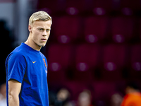 Netherlands defender Jan-Paul van Hecke plays during the match between the Netherlands and Bosnia and Herzegovina at the Philips Stadium for...