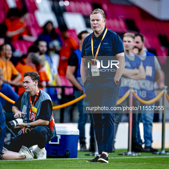 During the match between the Netherlands and Bosnia and Herzegovina at the Philips Stadium for the UEFA Nations League, League A, Group A3,...