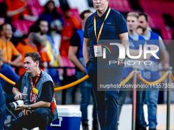 During the match between the Netherlands and Bosnia and Herzegovina at the Philips Stadium for the UEFA Nations League, League A, Group A3,...