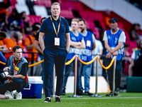 Netherlands trainer Ronald Koeman during the match between the Netherlands and Bosnia and Herzegovina at the Philips Stadium for the UEFA Na...