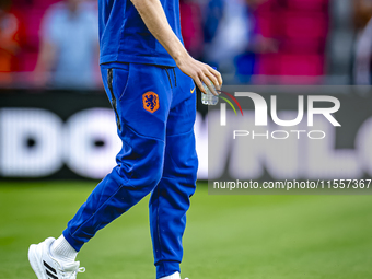 Netherlands defender Jan-Paul van Hecke plays during the match between the Netherlands and Bosnia and Herzegovina at the Philips Stadium for...