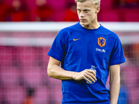 Netherlands defender Jan-Paul van Hecke plays during the match between the Netherlands and Bosnia and Herzegovina at the Philips Stadium for...