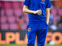 Netherlands defender Jan-Paul van Hecke plays during the match between the Netherlands and Bosnia and Herzegovina at the Philips Stadium for...