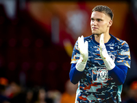 Netherlands goalkeeper Bart Verbruggen during the match between the Netherlands and Bosnia and Herzegovina at the Philips Stadium for the UE...