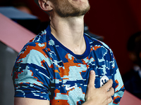 Netherlands forward Wout Weghorst plays during the match between the Netherlands and Bosnia and Herzegovina at the Philips Stadium for the U...