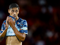 Netherlands midfielder Tijani Reijnders plays during the match between the Netherlands and Bosnia and Herzegovina at the Philips Stadium for...