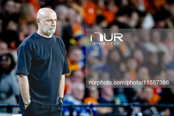 Bosnia and Herzegovina trainer Sergej Barbarez is present during the match between the Netherlands and Bosnia and Herzegovina at the Philips...